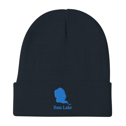 Bass Lake Embroidered Beanie Hat