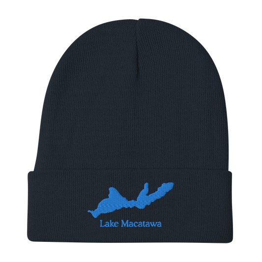 Lake Macatawa Embroidered Beanie Hat