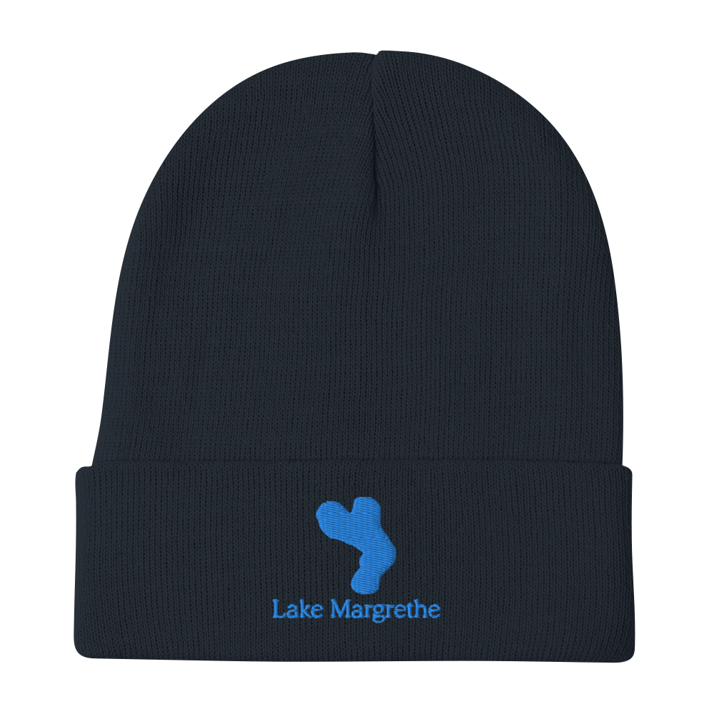 Lake Margrethe Embroidered Beanie Hat