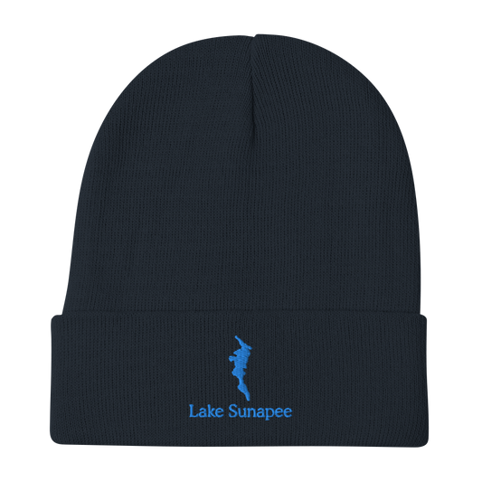 Lake Sunapee Embroidered Beanie Hat