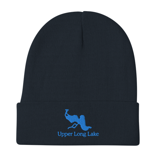 Upper Long Lake Embroidered Beanie Hat