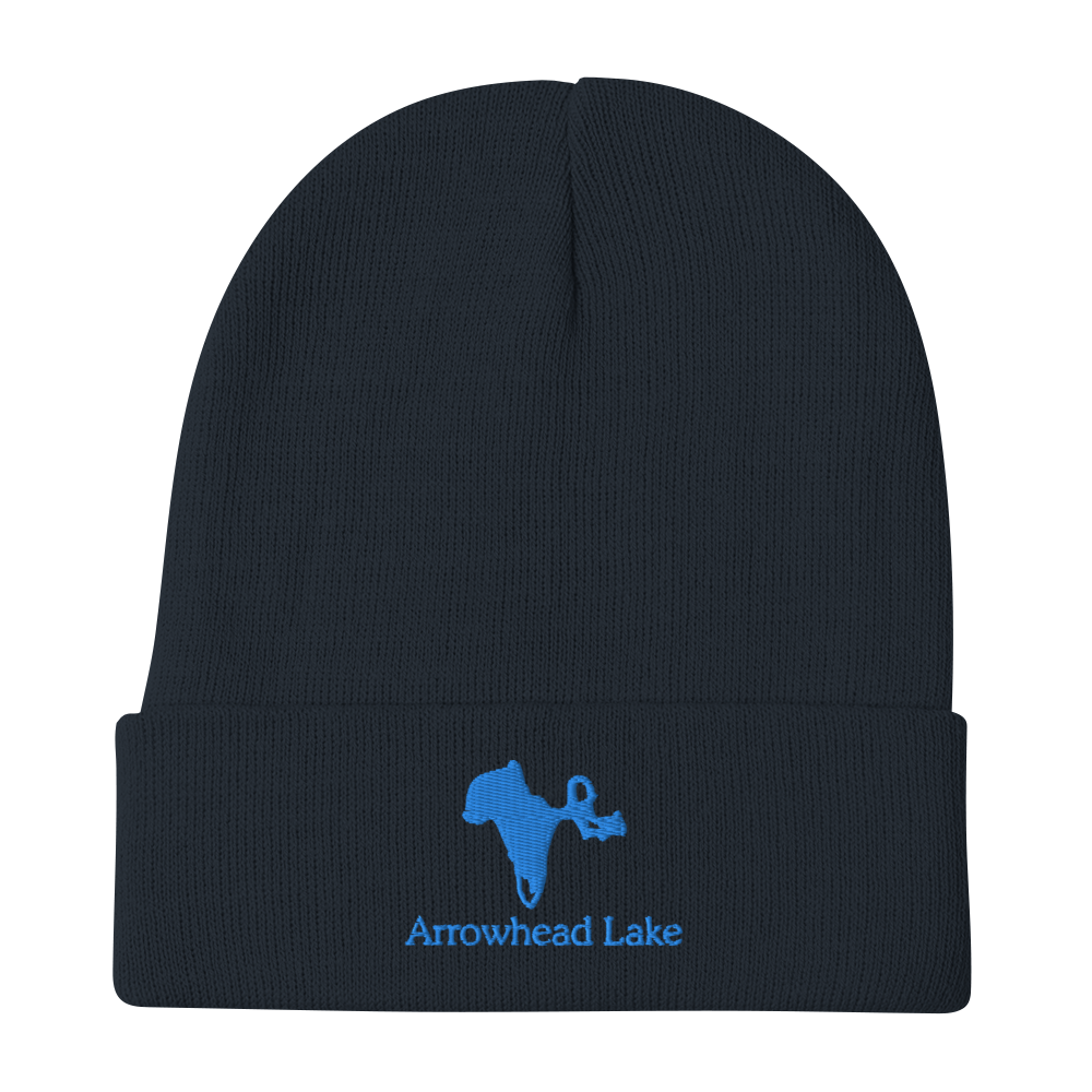 Arrowhead Lake Embroidered Beanie Hat