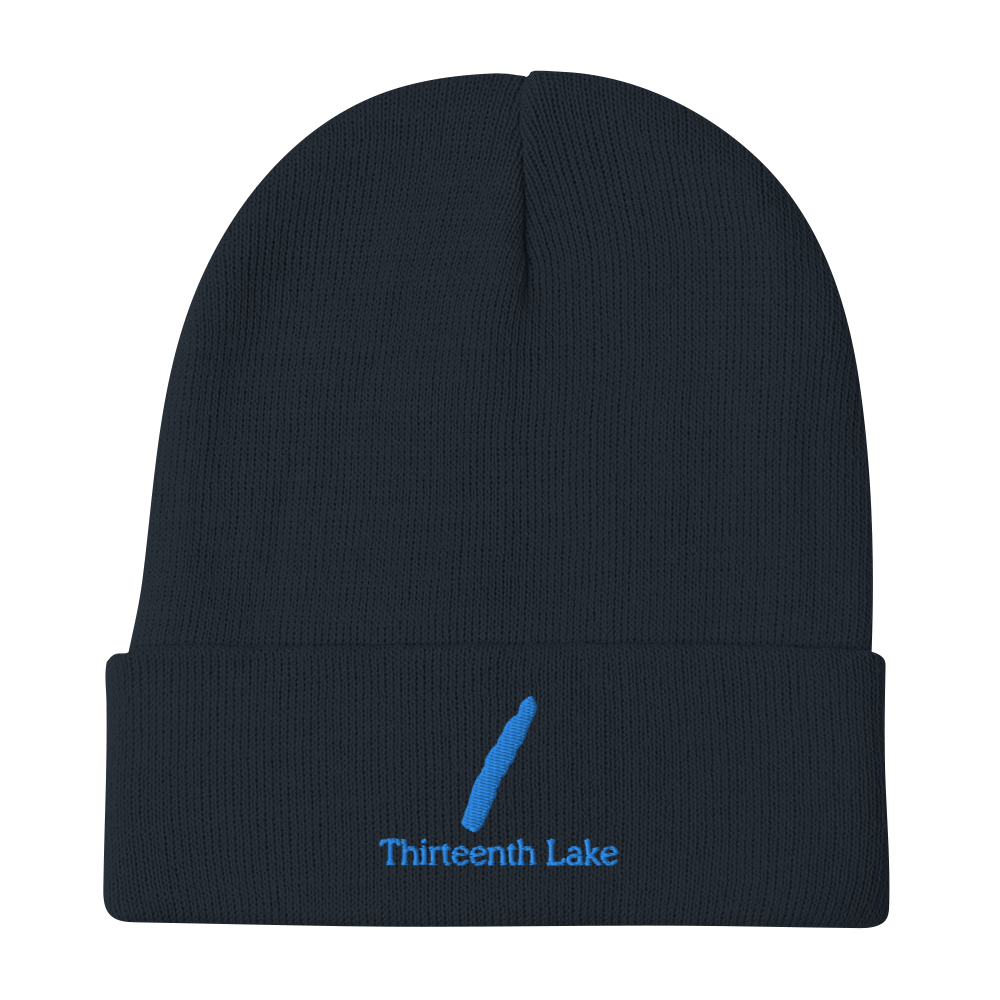 Thirteenth Lake Embroidered Beanie Hat
