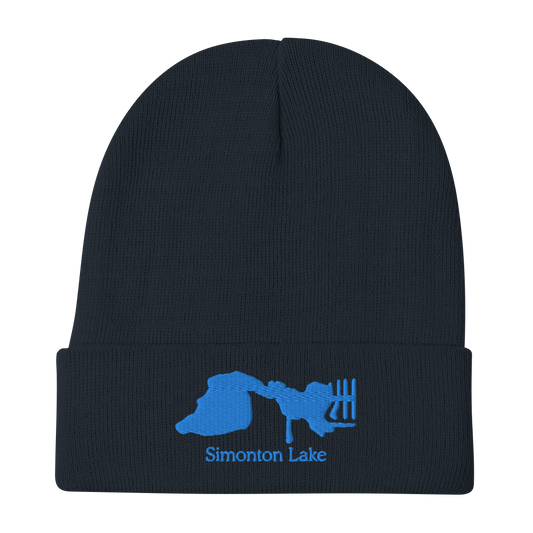 Simonton Lake Embroidered Beanie Hat