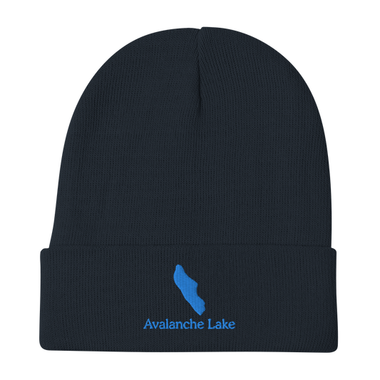 Avalanche Lake Embroidered Beanie Hat