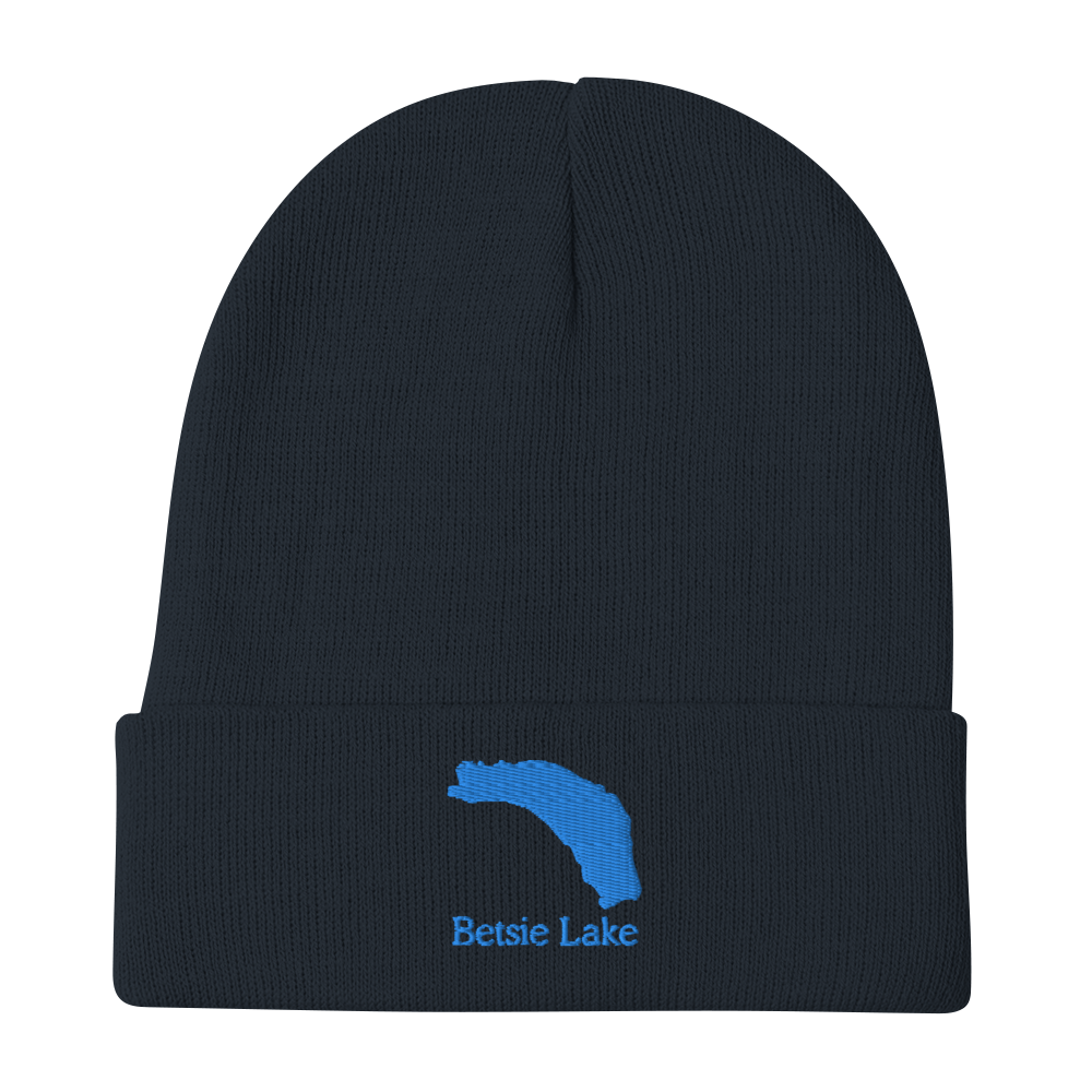 Betsie Lake Embroidered Beanie Hat