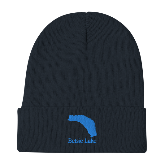Betsie Lake Embroidered Beanie Hat