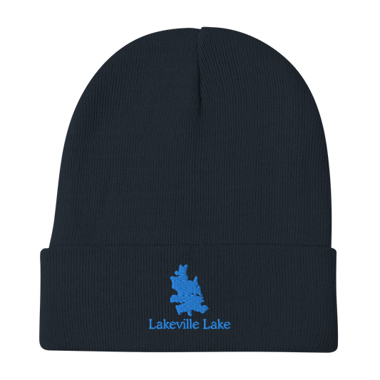 Lakeville Lake Embroidered Beanie Hat