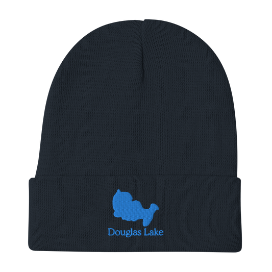 Douglas Lake Embroidered Beanie Hat