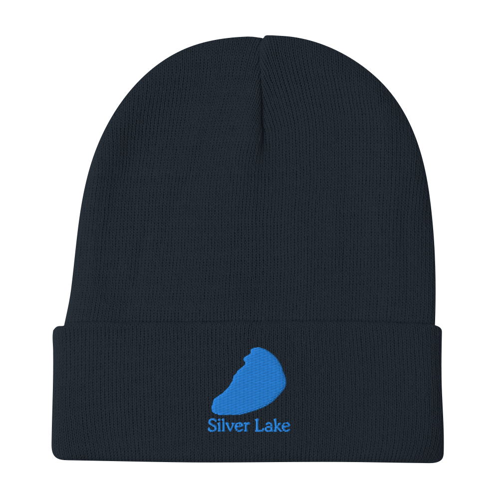 Silver Lake Embroidered Beanie Hat