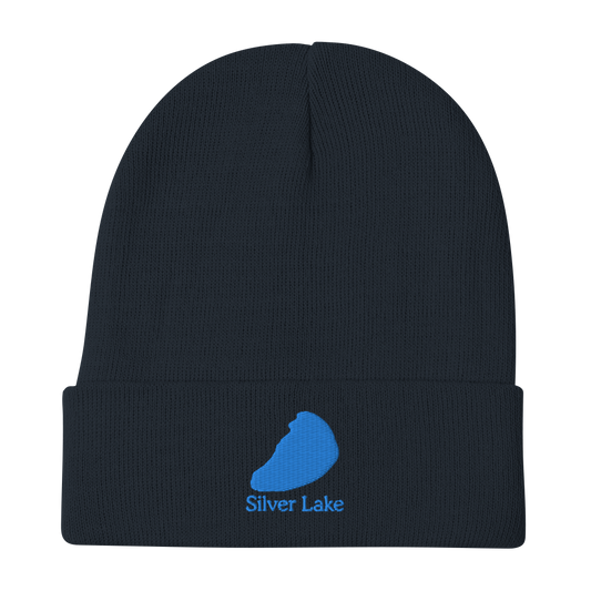 Silver Lake Embroidered Beanie Hat