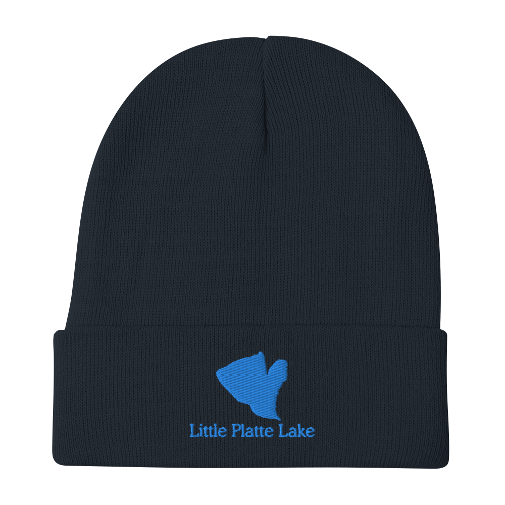 Little Platte Lake Embroidered Beanie Hat