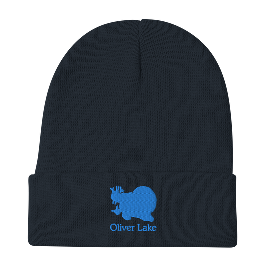 Oliver Lake Embroidered Beanie Hat