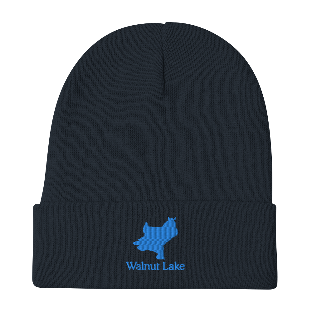 Walnut Lake Embroidered Beanie Hat