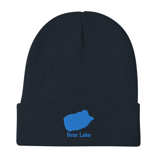 Bear Lake Embroidered Beanie Hat