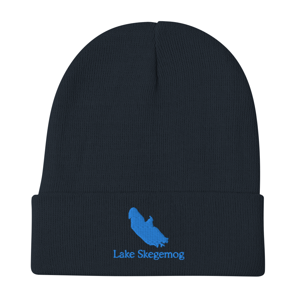 Lake Skegemog Embroidered Beanie Hat