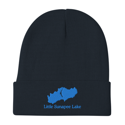 Little Sunapee Lake Embroidered Beanie Hat