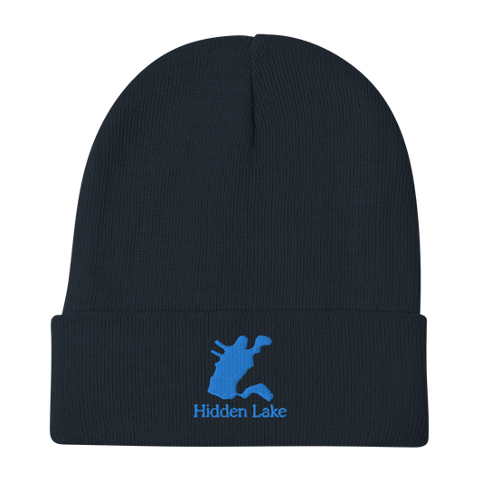 Hidden Lake Embroidered Beanie Hat