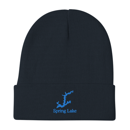 Spring Lake Embroidered Beanie Hat