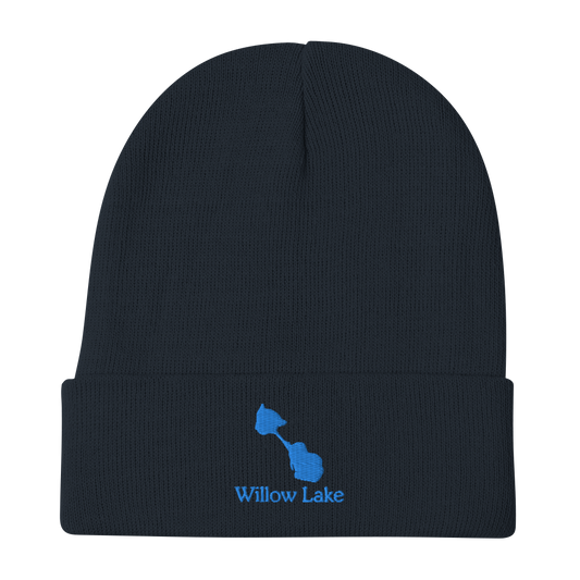 Willow Lake Embroidered Beanie Hat