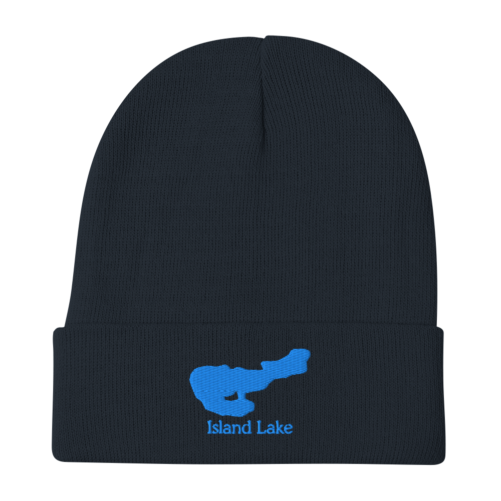 Island Lake Embroidered Beanie Hat