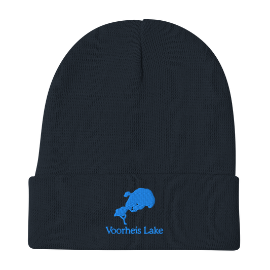 Voorheis Lake Embroidered Beanie Hat