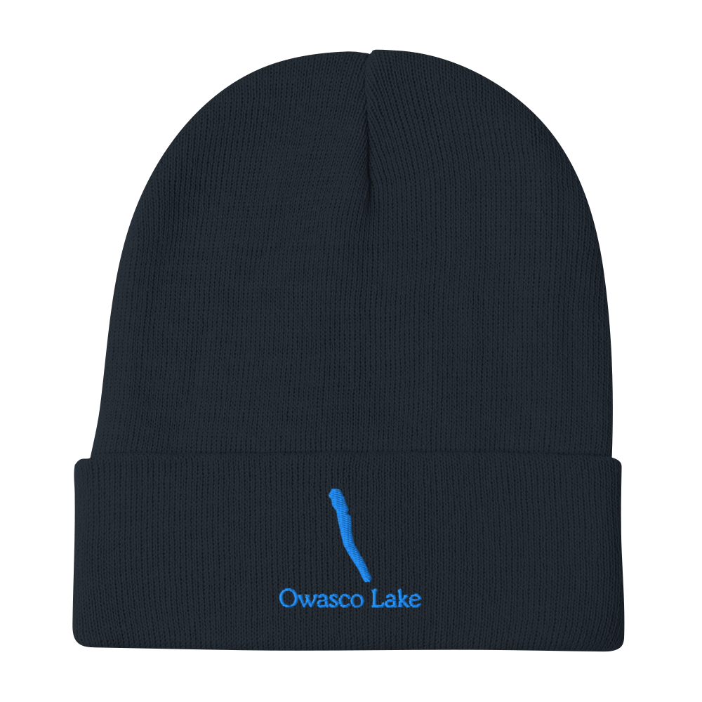 Owasco Lake Embroidered Beanie Hat