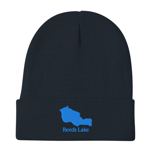 Reeds Lake Embroidered Beanie Hat
