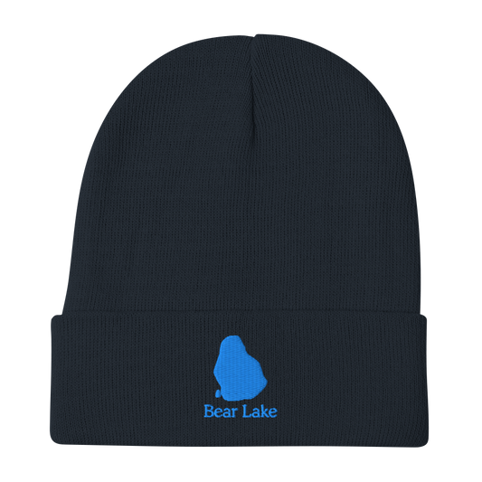 Bear Lake Embroidered Beanie Hat
