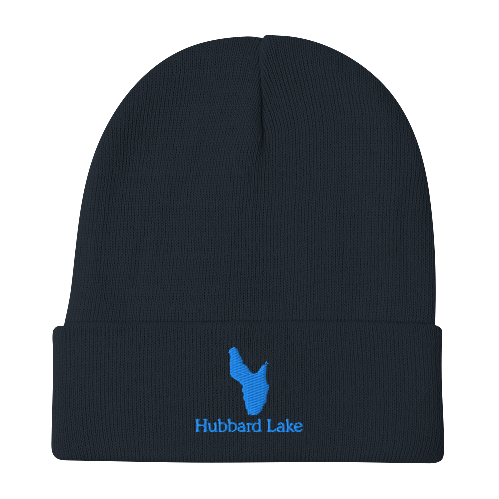 Hubbard Lake Embroidered Beanie Hat