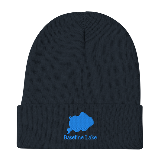 Baseline Lake Embroidered Beanie Hat