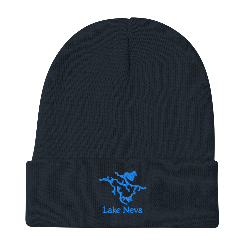Lake Neva Embroidered Beanie Hat