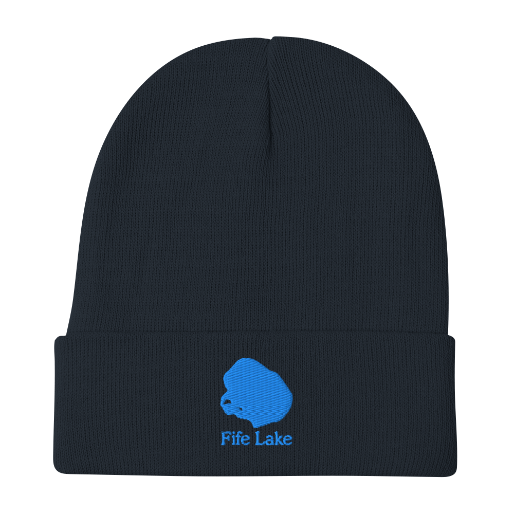 Fife Lake Embroidered Beanie Hat