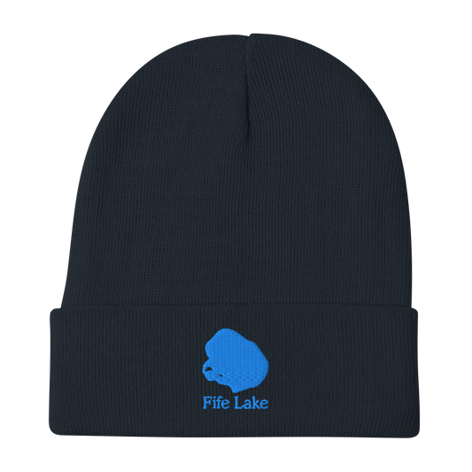 Fife Lake Embroidered Beanie Hat