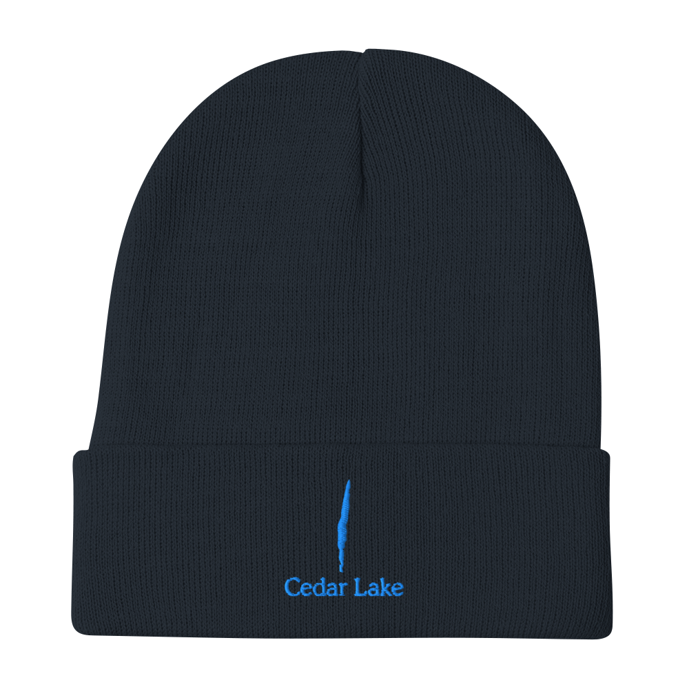 Cedar Lake Embroidered Beanie Hat