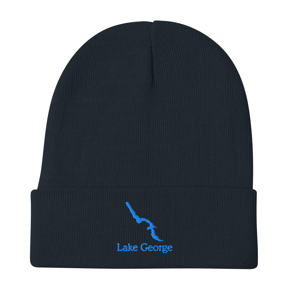 Lake George Embroidered Beanie Hat
