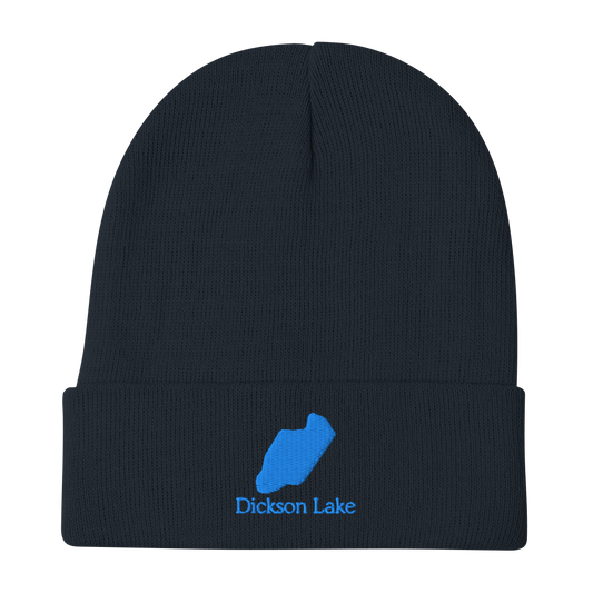 Dickson Lake Embroidered Beanie Hat