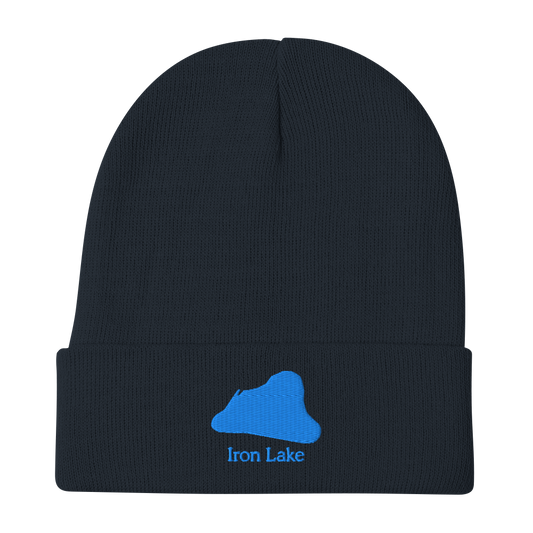 Iron Lake Embroidered Beanie Hat