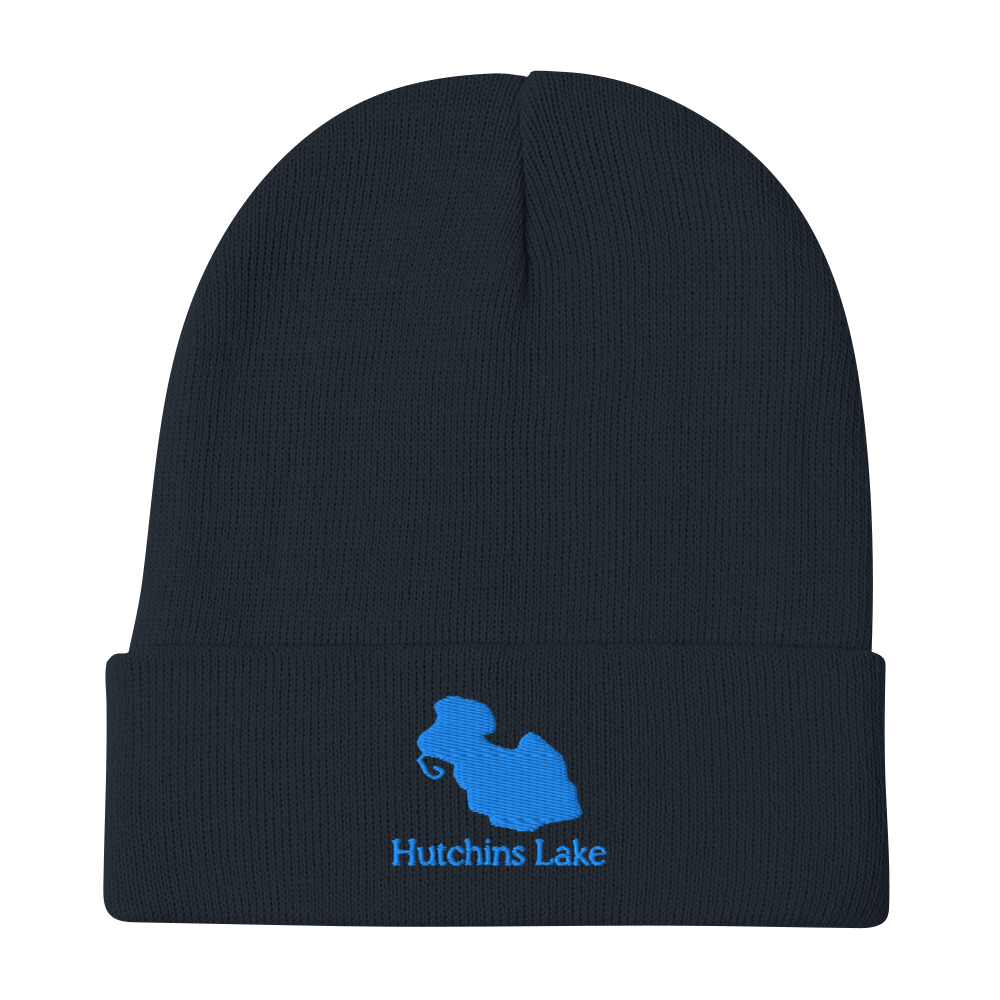 Hutchins Lake Embroidered Beanie Hat