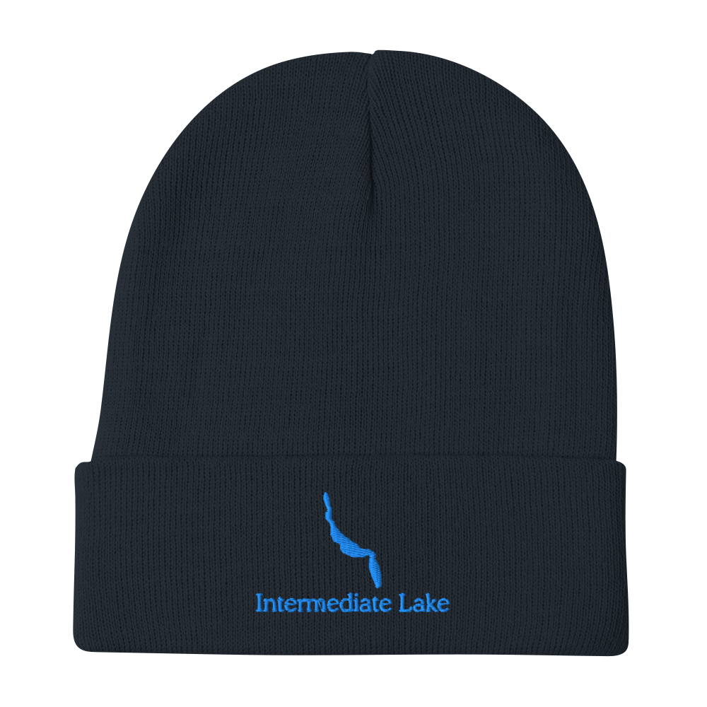 Intermediate Lake Embroidered Beanie Hat