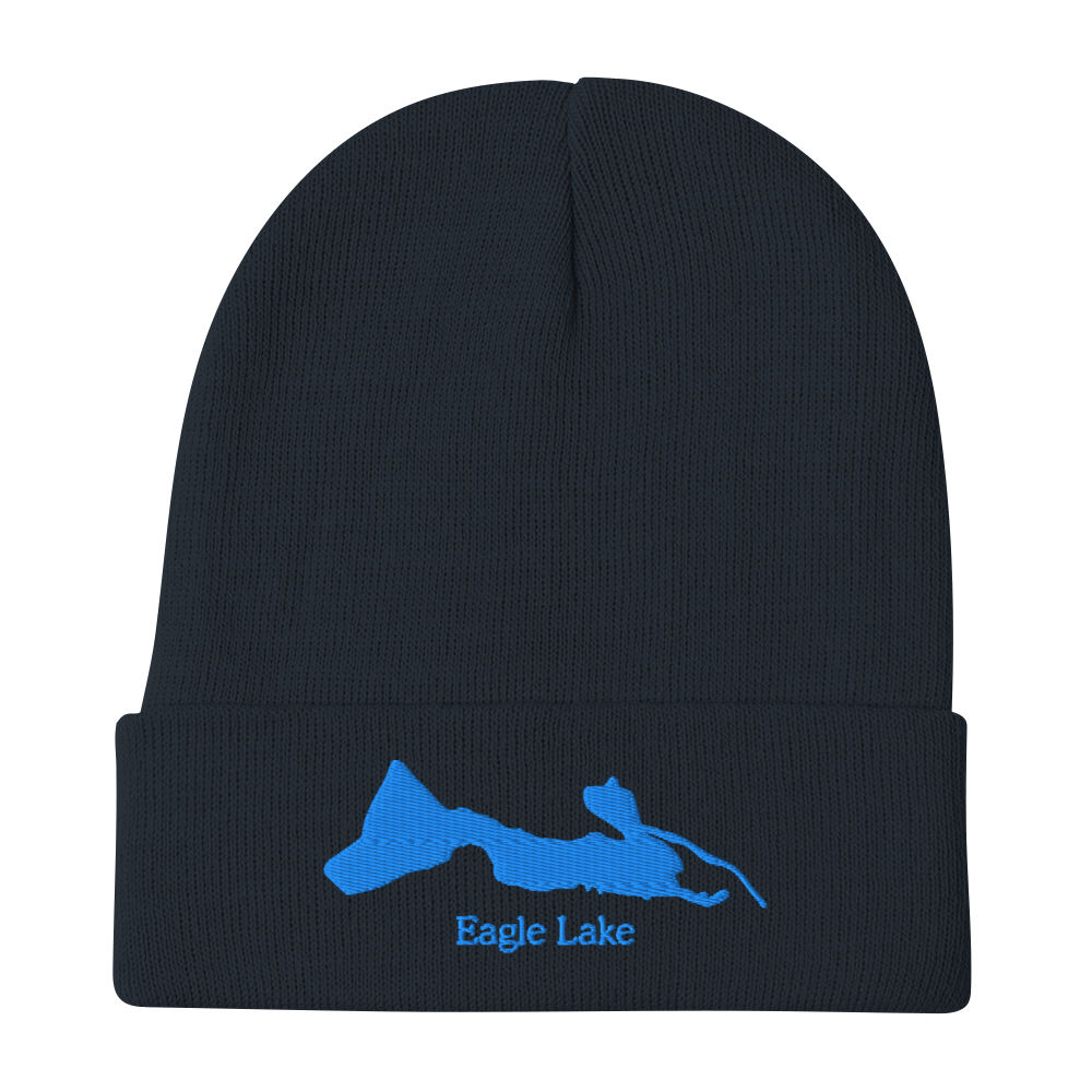 Eagle Lake Embroidered Beanie Hat