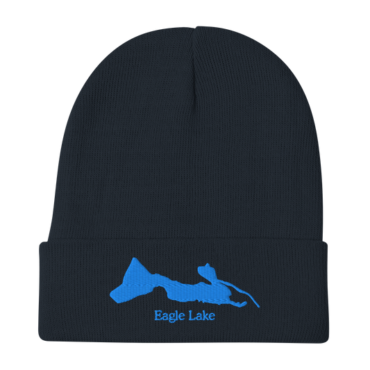 Eagle Lake Embroidered Beanie Hat