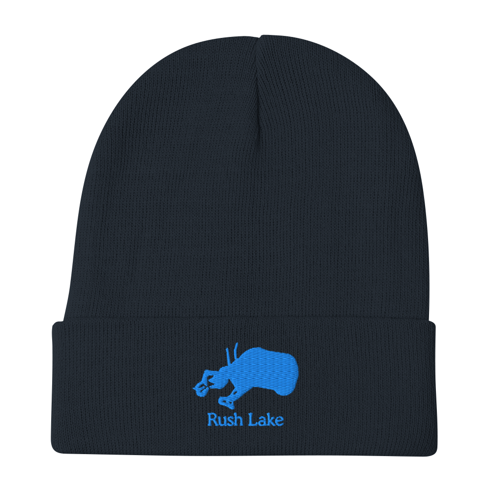 Rush Lake Embroidered Beanie Hat