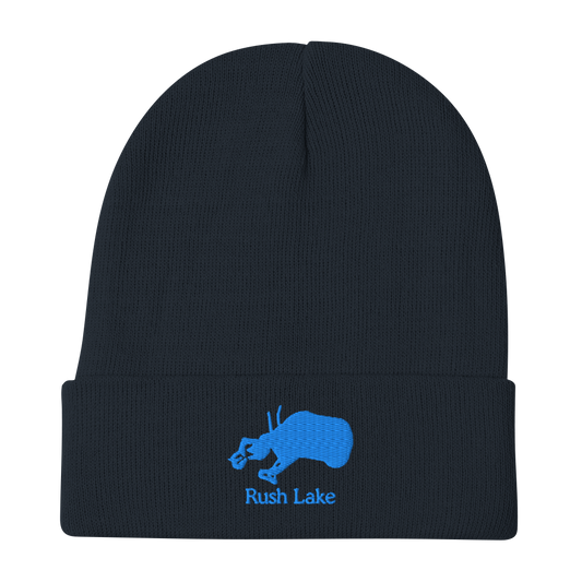 Rush Lake Embroidered Beanie Hat