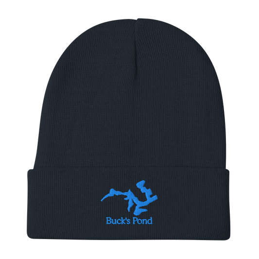 Buck's Pond Embroidered Beanie Hat