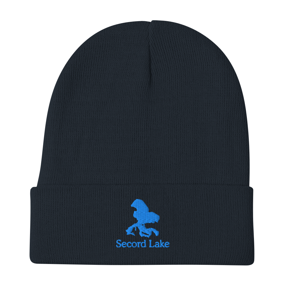 Secord Lake Embroidered Beanie Hat
