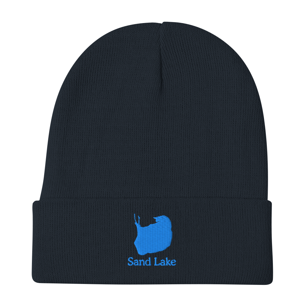Sand Lake  Embroidered Beanie Hat