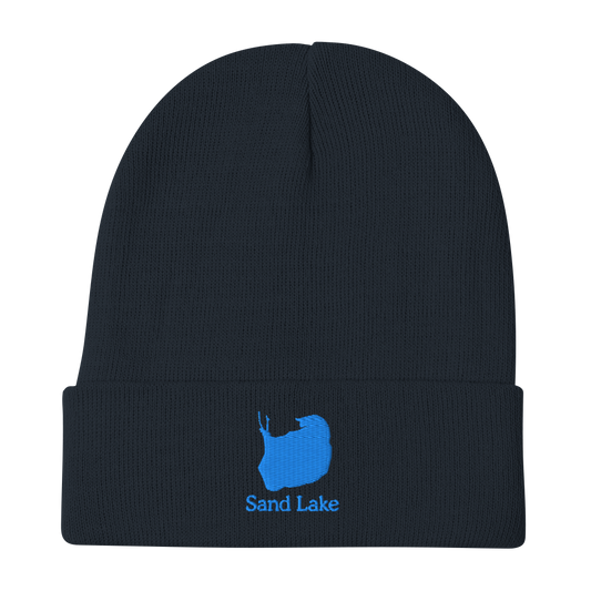 Sand Lake  Embroidered Beanie Hat
