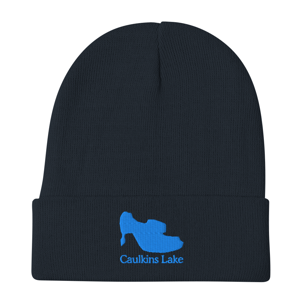 Caulkins Lake Embroidered Beanie Hat