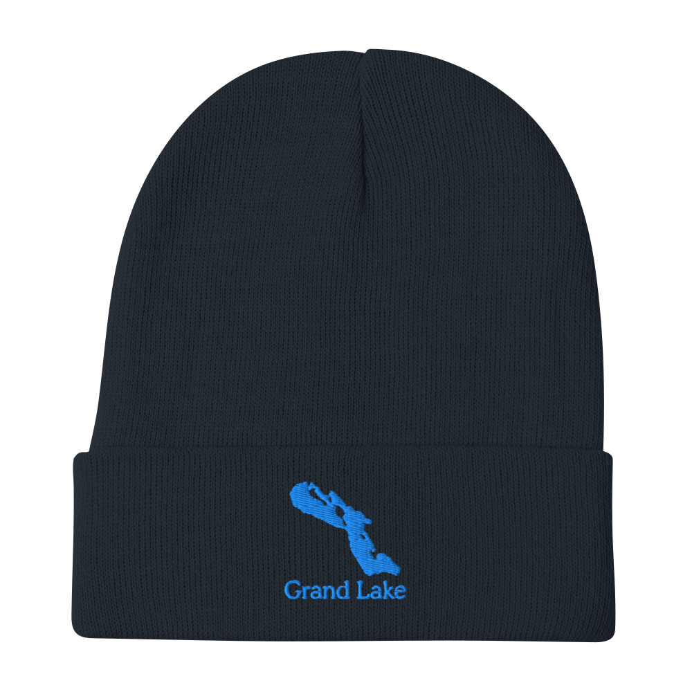 Grand Lake Embroidered Beanie Hat